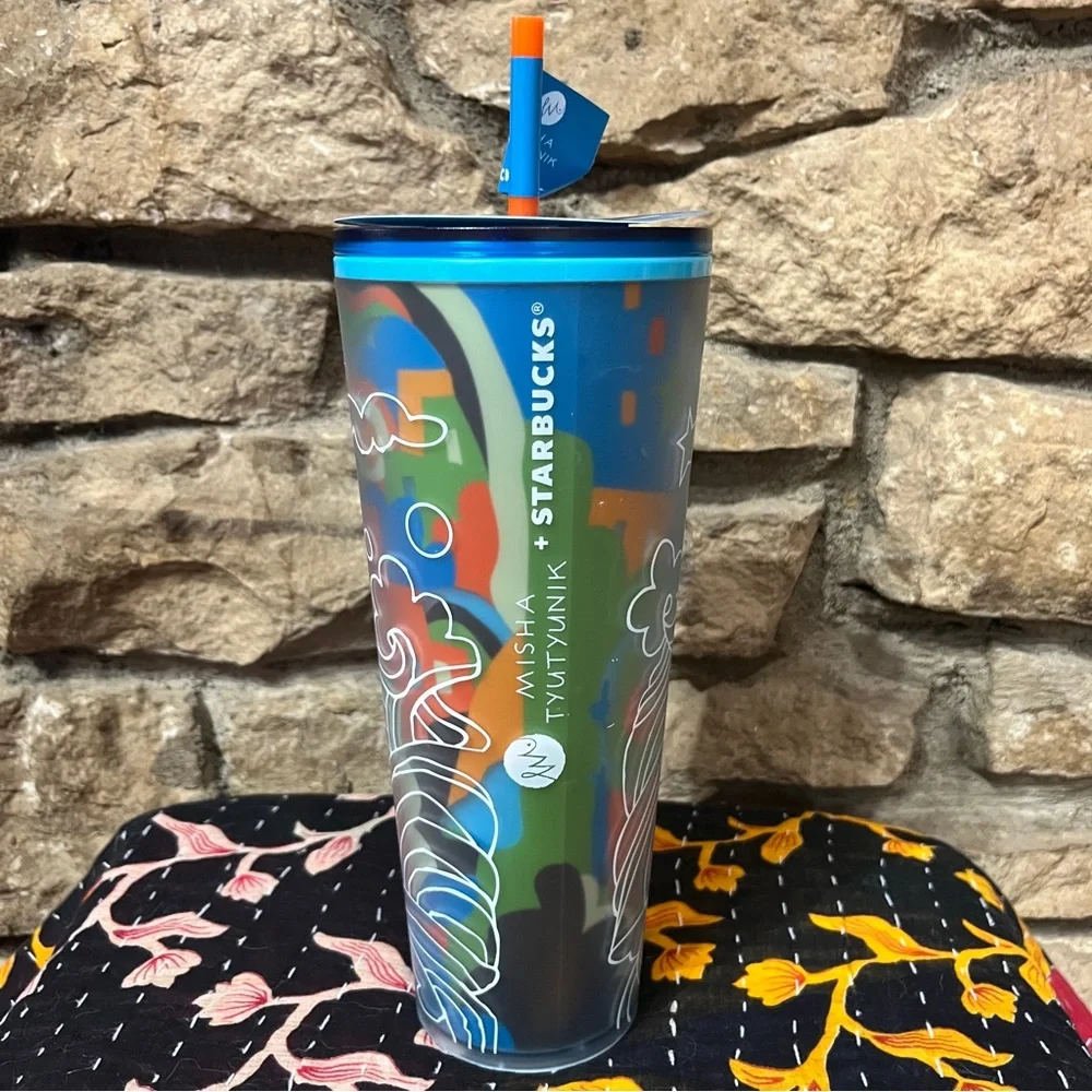 STARBUCKS Limited Edition 2025 Misha Tyutyunik City Life Cold Cup Tumbler NWT